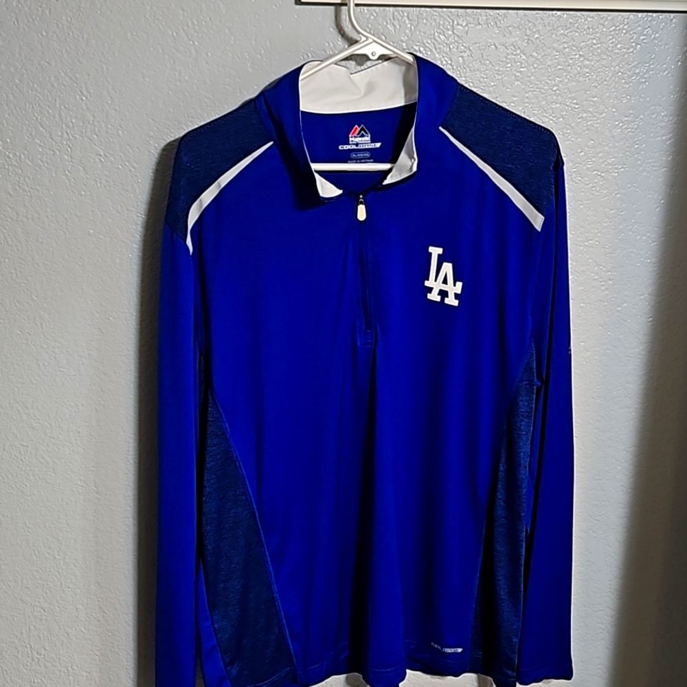 Blue "Cool Base" LA Athletic Shirt